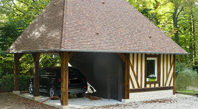 Construction d’un garage et de son atelier au Mont Saint Léger dans le Calvados