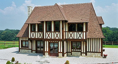 Maison du responsable d’un haras dans le pays d’Auge.