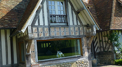 Construction d’une maison en matériaux anciens dans le Calvados