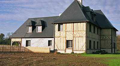 Construction d’un manoir. Région Tourgeville.