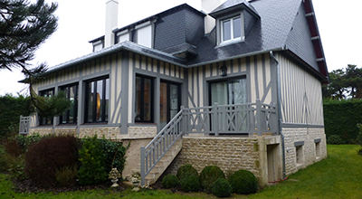 Création d’un jardin d’hiver sur une villa Deauvillaise.