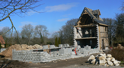 Reconditionnement complet d’un manoir région Cormeilles et extension, avant, pendant et après travaux.